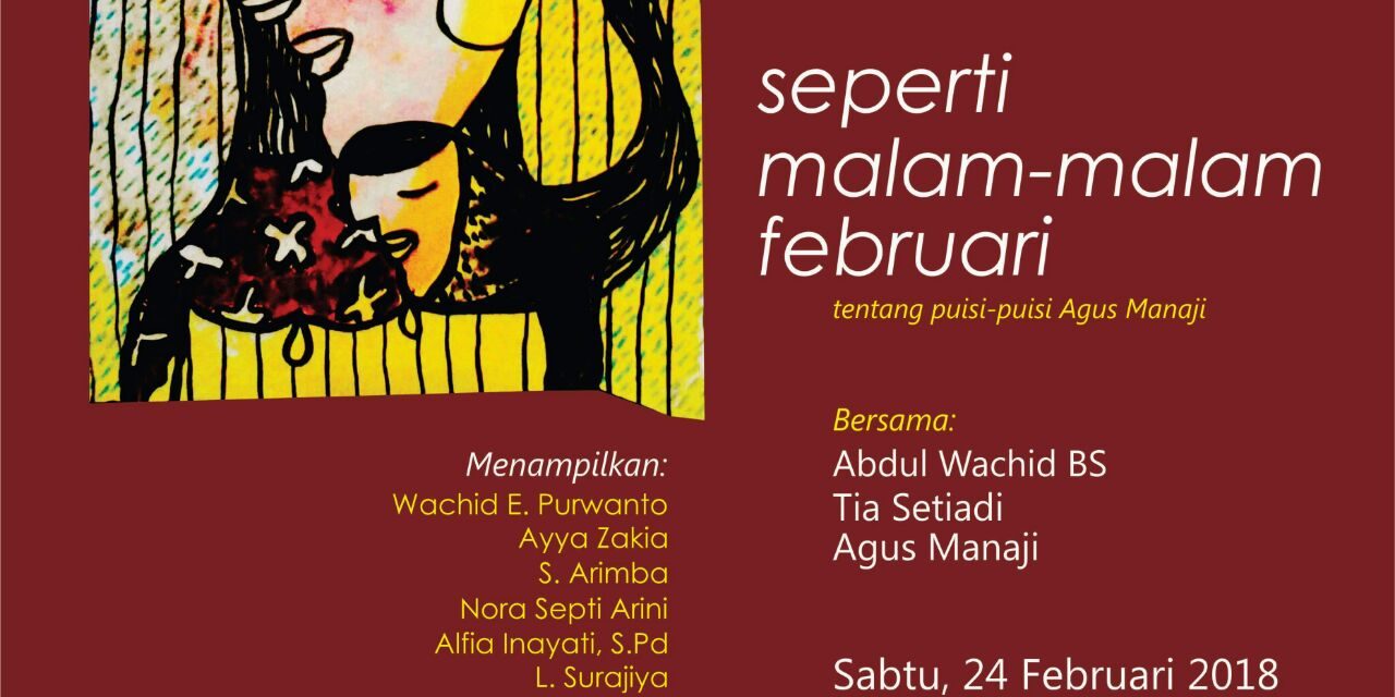 Bincang-bincang Sastra edisi 149 |  Imaji-Imaji Puisi Agus Manaji | Yogyakarta