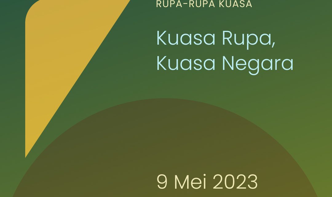 9 MEI 2023 | [BEDAH BUKU] RUPA-RUPA KUASA