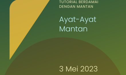 3 MEI 2023 | [BEDAH BUKU] TUTORIAL BERDAMAI DENGAN MANTAN